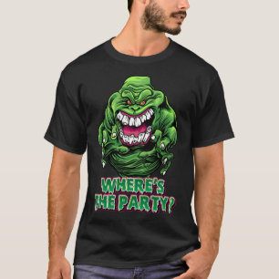 T-shirt Où est le Monstre de la fête de la fête Slime Hall