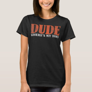 T-shirt Où est mon orteil prothétique jambe orteil amputé