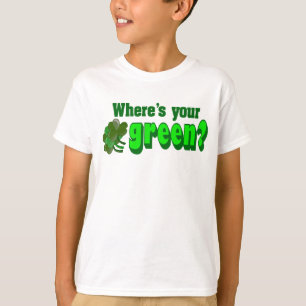 T-shirt Où est ta chemise verte