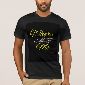 T-shirt Où la créativité me rencontre