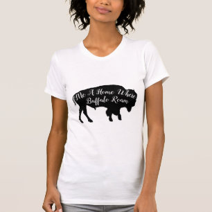 T-shirt Où Le Buffalo Roam