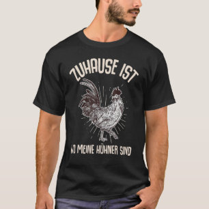 T-shirt Où Mes Poules Sont La Grange De La Ferme