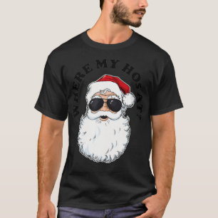 T-shirt Où mon père à Noël drôle Père Noël (2)