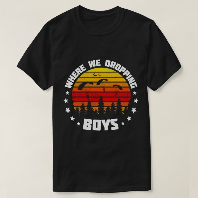 T-shirt Où nous laissons tomber les garçons (Design devant)