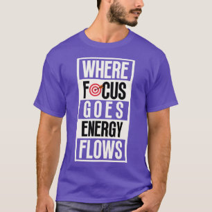 T-shirt Où se concentre les flux d'énergie