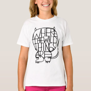 T-shirt Où sont les choses sauvages   Croquis par objet sa