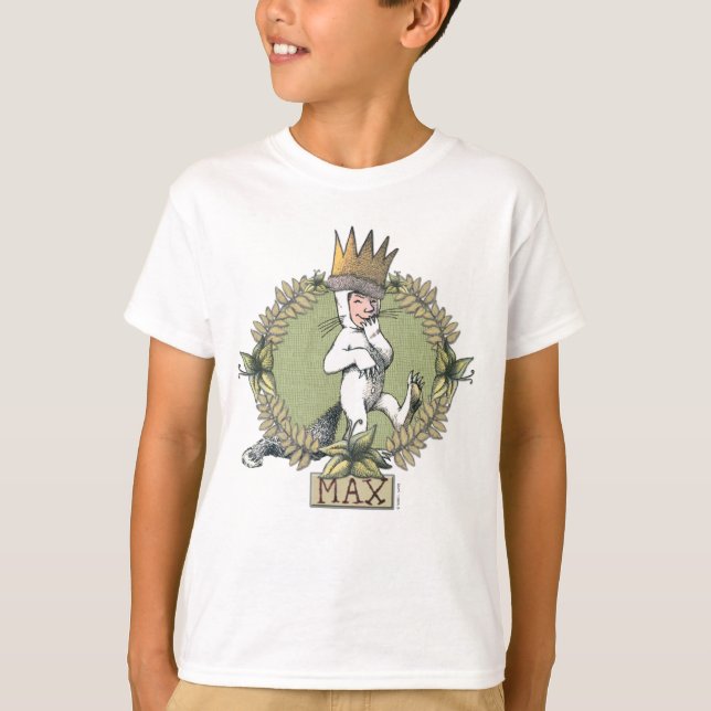 T-shirt Où sont les choses sauvages | Insigne max. (Devant)
