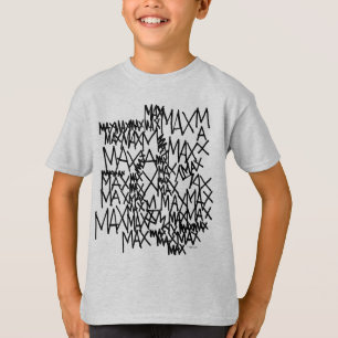 T-shirt Où sont les monstres ?   Max à répétition