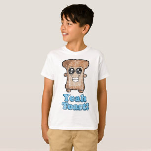 T-shirt Ouais affligé pain grillé
