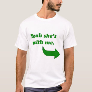 T-shirt Ouais elle est avec moi