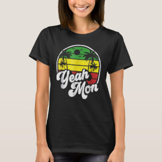 T-shirt Ouais Mon Vintage Jamaïque Reggae Jamaïcain Vacanc