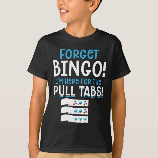 T-shirt Oublier Bingo Lucky Pull Onglet (Devant)