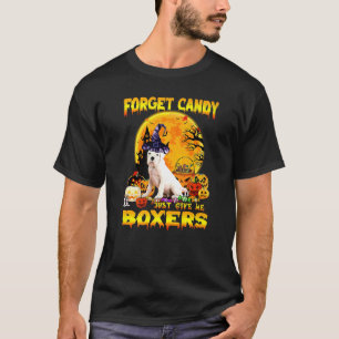 T-shirt Oubliez Candy Donnez-moi des boîtes Citrouille Hal
