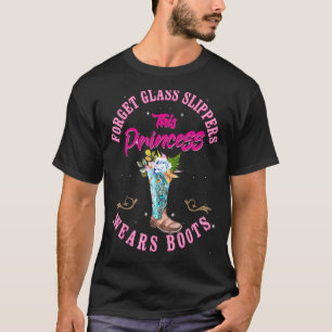 T-shirt Oubliez les pantoufles de verre cette princesse po