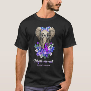 T-shirt Oubliez-moi pas la conscience d'Alzheimer Elephant