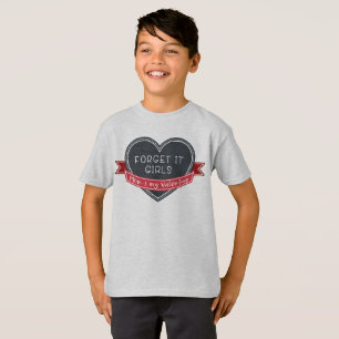 T-shirt Oubliez que ce maman de filles est mon Valentine