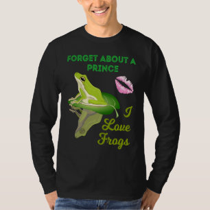 T-shirt Oubliez un prince, j'aime les grenouilles  Filles 