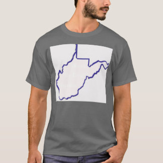 T-shirt ouest par un dieu 2, occidental, la Virginie,