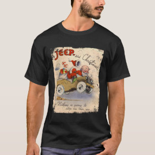 T-shirt Oui, ce sera une affiche de Noël Willys 2ÈME GUERR