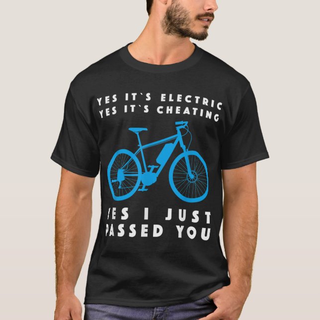 T-shirt Oui c'est Electrique Oui c'est Tricher Oui je ne f (Devant)