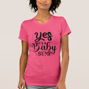 T-shirt Oui, c'est une bosse de bébé - Faire-part de gross