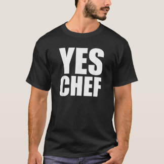 T-shirt Oui Chef Funny Chef Funny Cook Dit Cuisine Cook