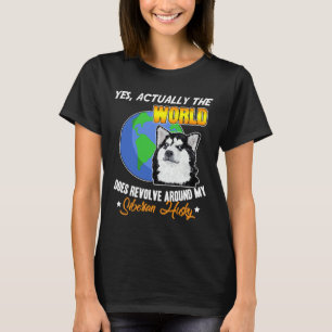 T-shirt Oui En Fait, Le Monde Se Révolte Autour De Ma Sibe