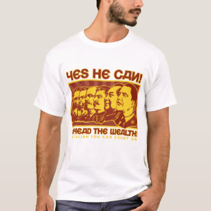 T-shirt Oui il peut ! Camarade Obama Spoof
