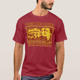 T-shirt Oui il peut ! Camarade Obama Spoof