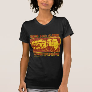 T-shirt Oui il peut ! Camarade Obama Spoof