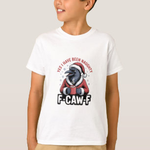 T-shirt Oui, J'Ai Été Mauvais Fou Fou-Fou Noël Drôle