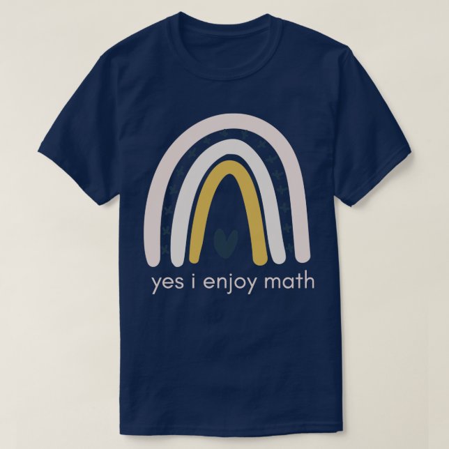 T-shirt Oui, j'aime les maths (Design devant)