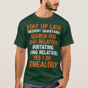 T-shirt Oui Je fais Généalogie Généalogiste Apparel Premiu