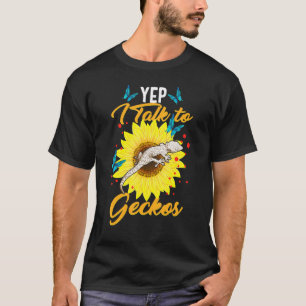 T-shirt Oui Je Parle À Geckos Reptile Love Lizard Reptile 