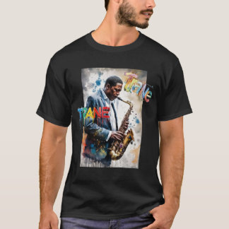 T-shirt Oui, je parle Coltrane - Jazz Music Lover