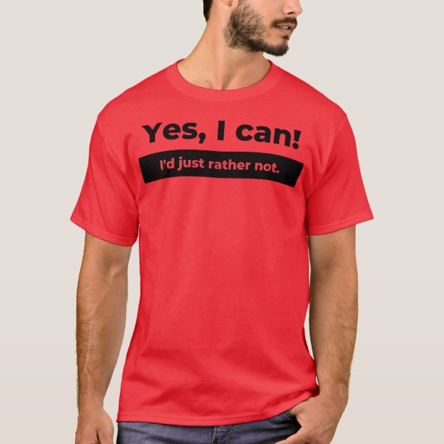 T-shirt Oui je peux (Devant)