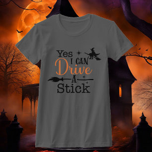 T-shirt Oui, je peux conduire un bâton de coton d'Hallowee