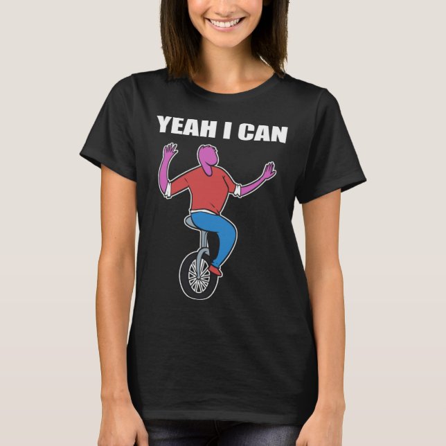 T-shirt Oui, Je Peux Stunt Interprète (Devant)