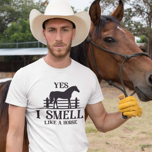 T-shirt Oui, Je Sens Comme Un Cheval