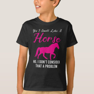 T-shirt Oui Je Sens Comme Un Cheval Drôle Cheval Équitatio