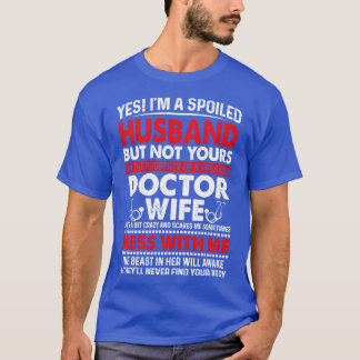 T-shirt Oui Je Suis Mal Mari De Médecine Femme Docteur Doc