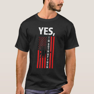 T-shirt Oui, je suis tous les deux albanais