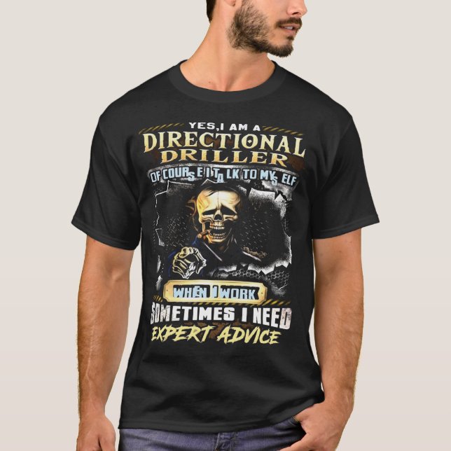T-shirt oui je suis un perceur directionnel naturellement (Devant)