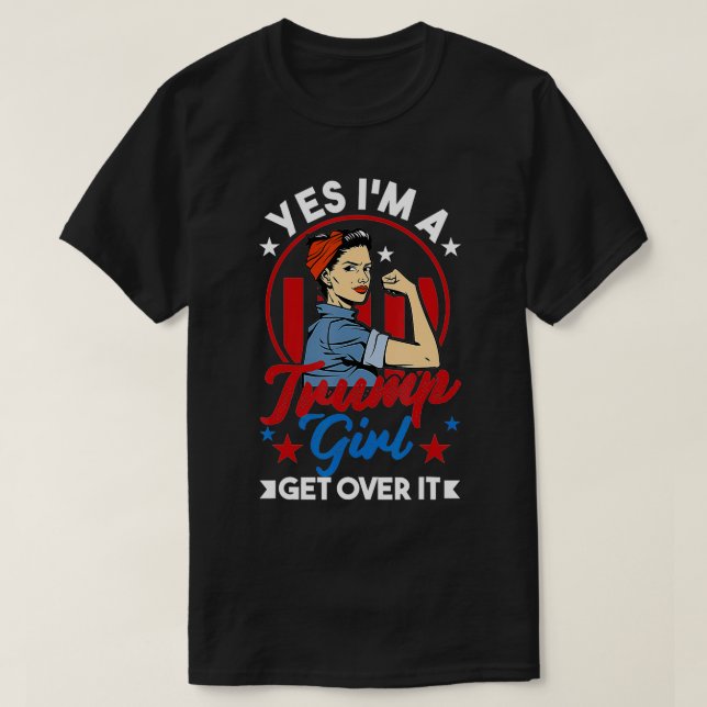 T-shirt Oui, Je Suis Une Fille Qui S'En Occupe Femmes Pour (Design devant)