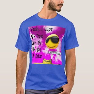 T-shirt Oui, merci au chauffeur du bus.
