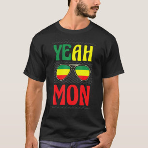T-shirt Oui Mon Jamaïcain Pour Un Drapeau National Jamai