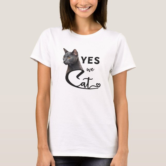 T-shirt Oui Nous Chat - Oui Nous Pouvons (Devant)