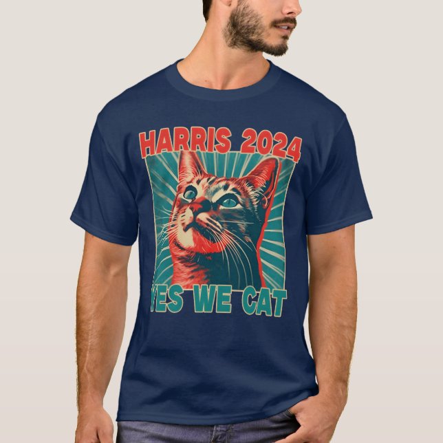 T-shirt Oui Nous Chat Propriétaires Chat Drôle Chat Lady P (Devant)