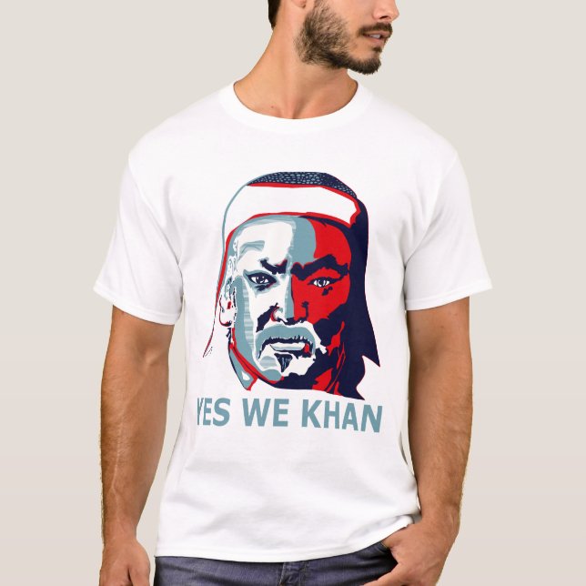 T-shirt Oui nous Khan (lumière) (Devant)