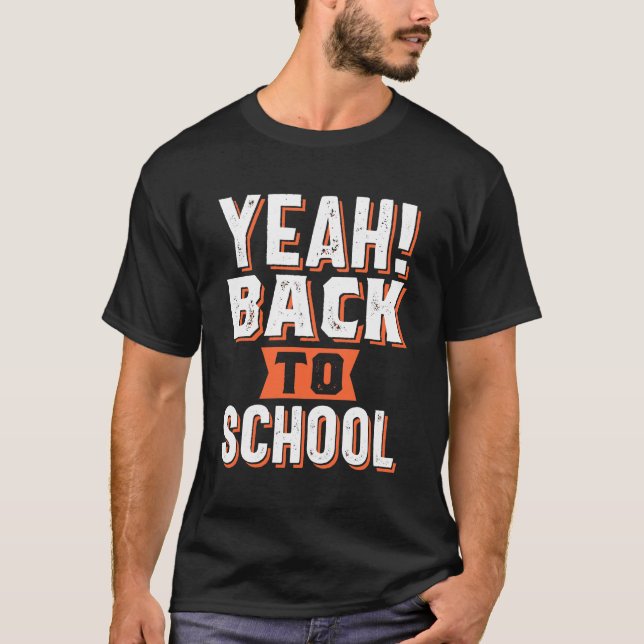 T-shirt Oui ! Retour À L'École (Devant)